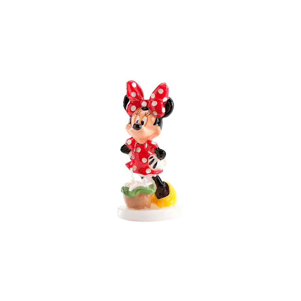 Candelina Minnie da 8 cm, sagomata, decorazione torte