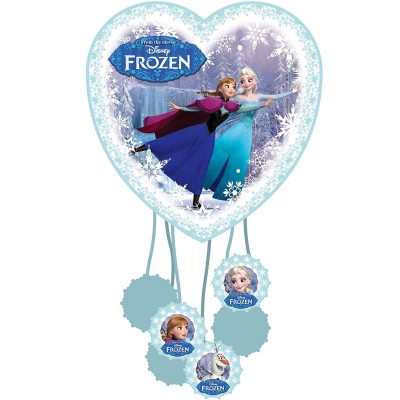 Pignatta Frozen per feste, forma cuore, pentolaccia