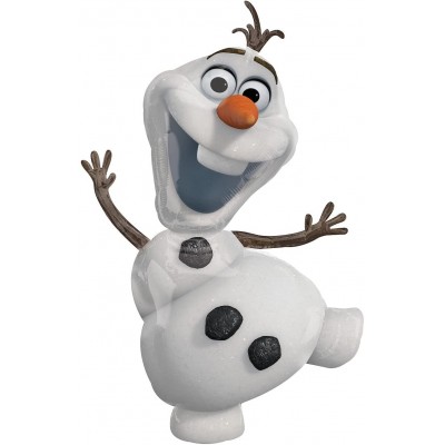 Palloncino Olaf di Frozen, Supershape da 58 x 104 cm, in alluminio