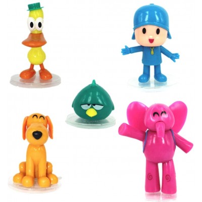 Set di 5 modellini in PVC di Pocoyo, idea regalo bambini