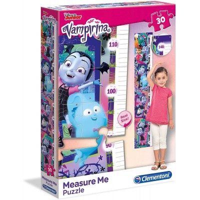 Puzzle di Vampirina Disney, misuratore per la crescita, 30 pezzi, da parete