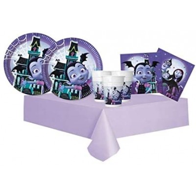 Kit festa per 8 ospiti di Vampirina Disney, coordinato per la tavola