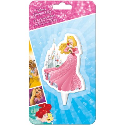 Candelina Principessa Aurora Disney, in cera, per torte di compleanno