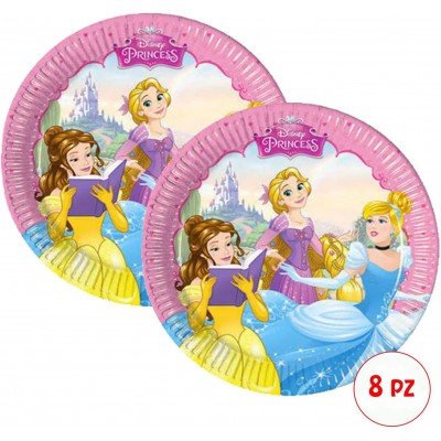 Kit Compleanno Principesse Disney per 8 persone con palloncini