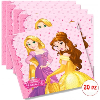 Kit Compleanno Principesse Disney per 8 persone con palloncini